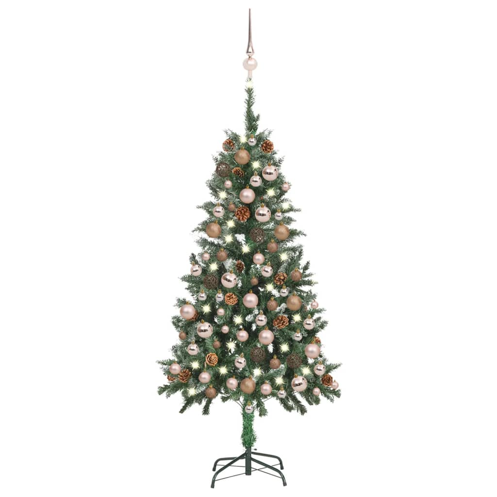 Vidaxl Kunstkerstboom mit Licht Weihnachtsbällen Dennee 180 C5