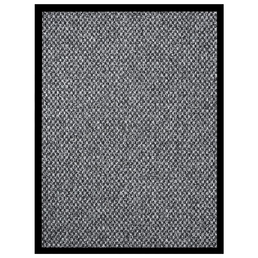 VIDAXL -Türmatte 60x80 cm Grau