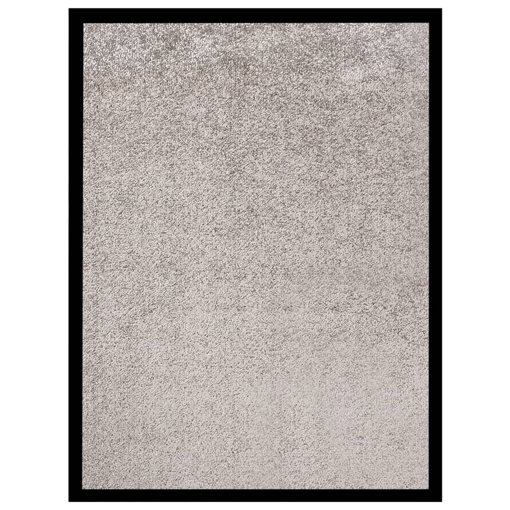 VIDAXL -Türmatte 40x60 cm Grau