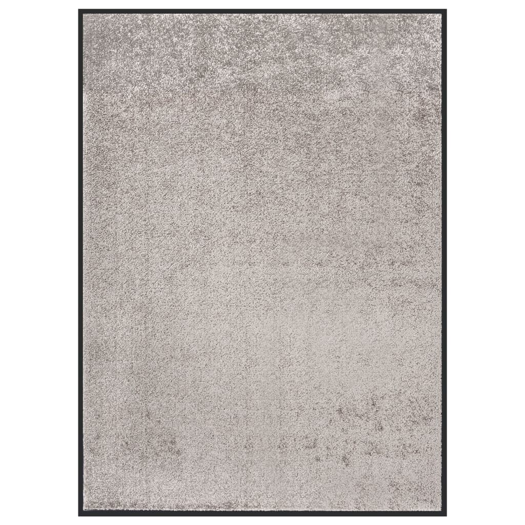 VIDAXL -Türmatte 60x80 cm Grau