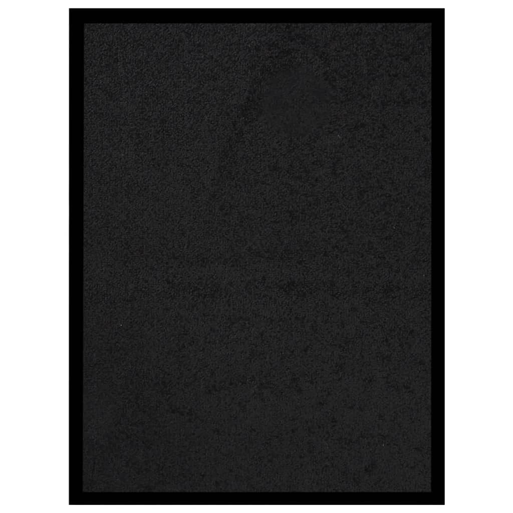 VIDAXL PORTOMAT 40x60 cm Schwarz