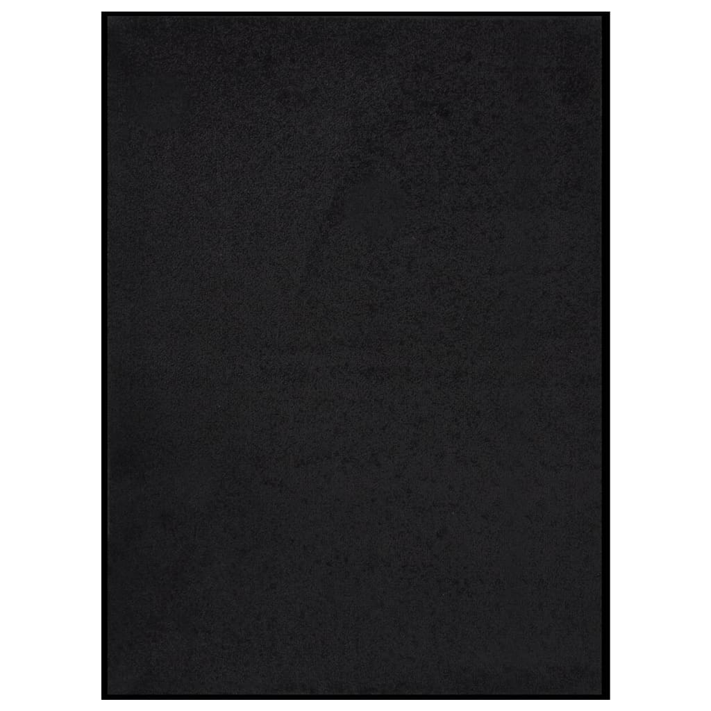 VIDAXL -Türmatte 60x80 cm schwarz