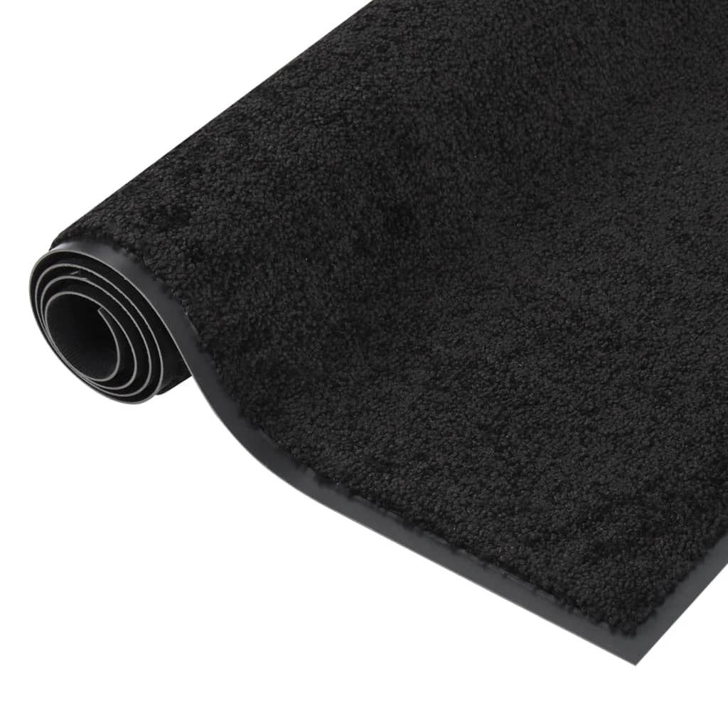 VIDAXL -Türmatte 60x80 cm schwarz
