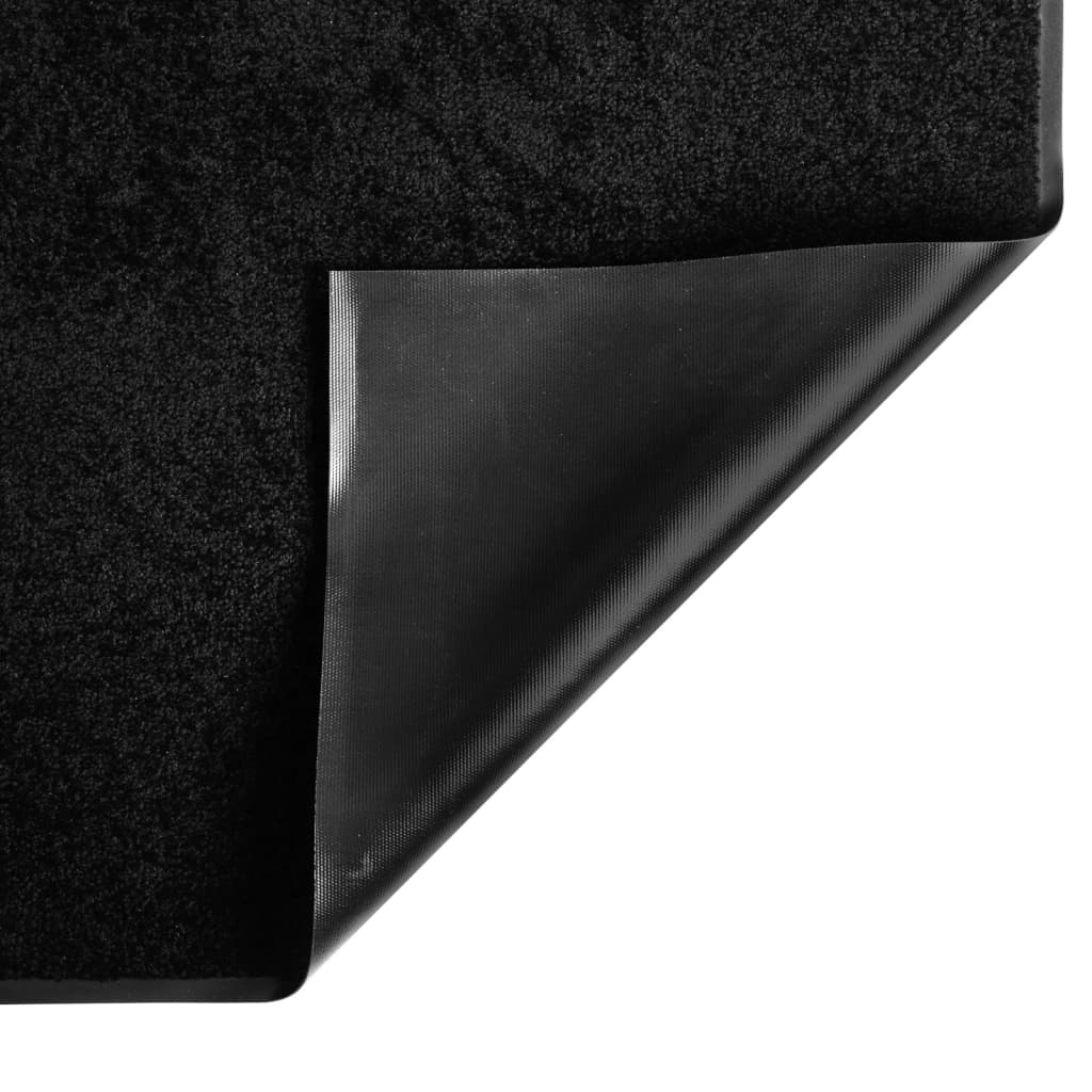 VIDAXL -Türmatte 60x80 cm schwarz