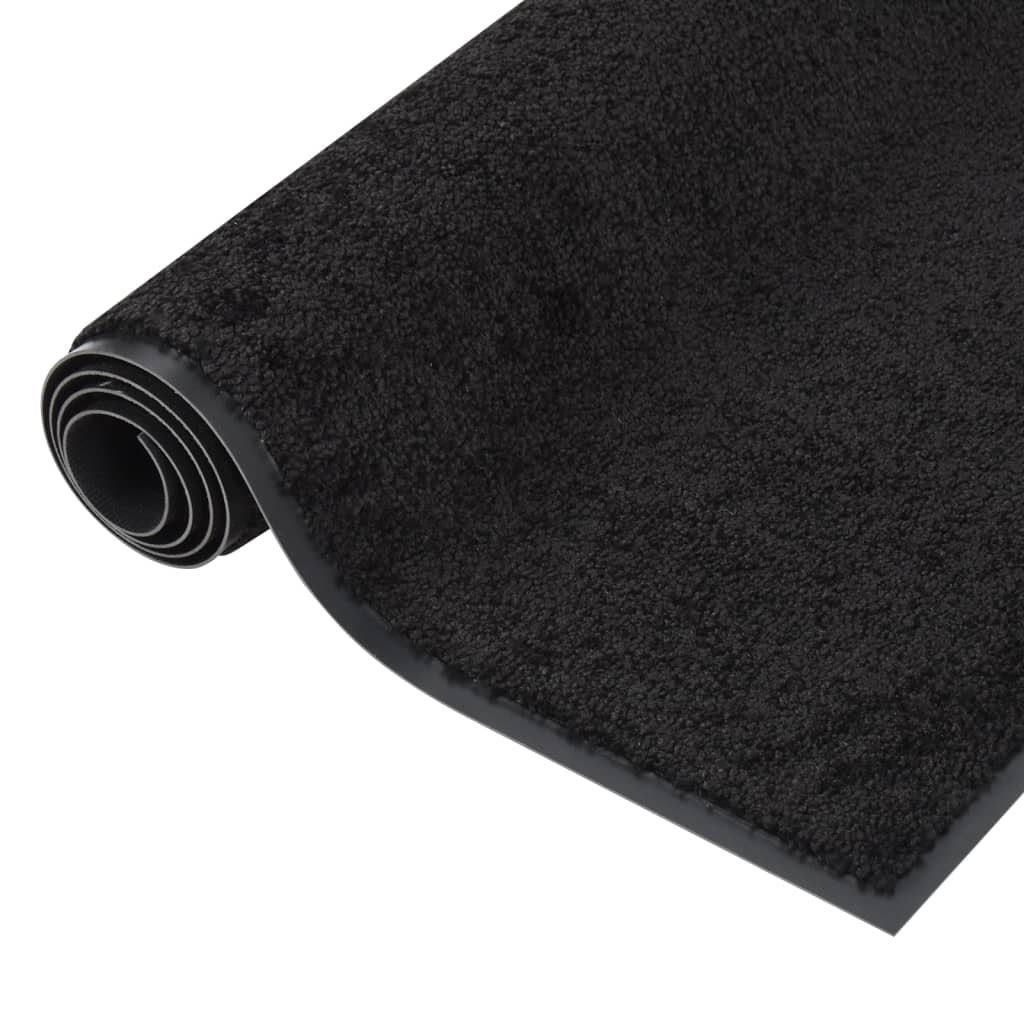 VIDAXL PORTOMAT 80x120 cm Schwarz