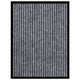 VIDAXL POORMAT 40x60 cm gestreiftes Grau