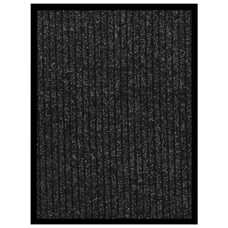 VIDAXL -Türmatte 40x60 cm gestreiftes Anthrazit -ausgelöst