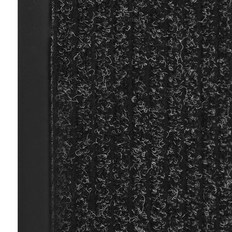 VIDAXL -Türmatte 40x60 cm gestreiftes Anthrazit -ausgelöst