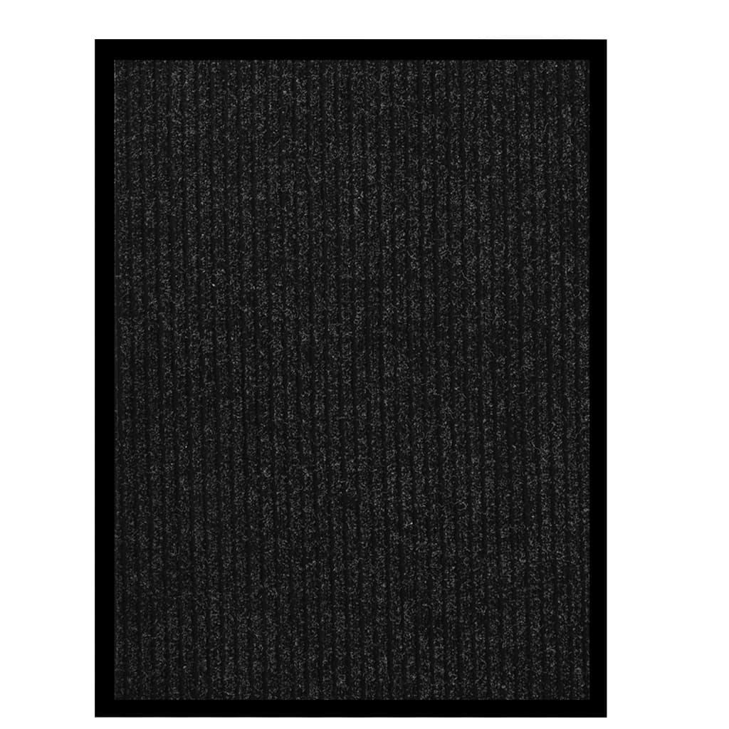 VIDAXL -Türmatte 60x80 cm gestreiftes Anthrazit -ausgelöst