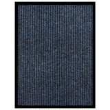 VIDAXL POORMAT 60x80 cm Streifenblau - afbeelding 1