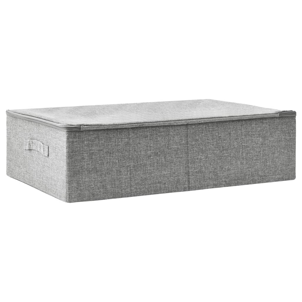 VIDAXL -Speicherbox 70x40x18 cm Stoff grau