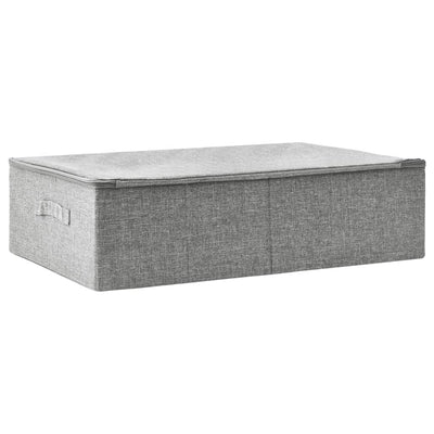 VIDAXL -Speicherbox 70x40x18 cm Stoff grau