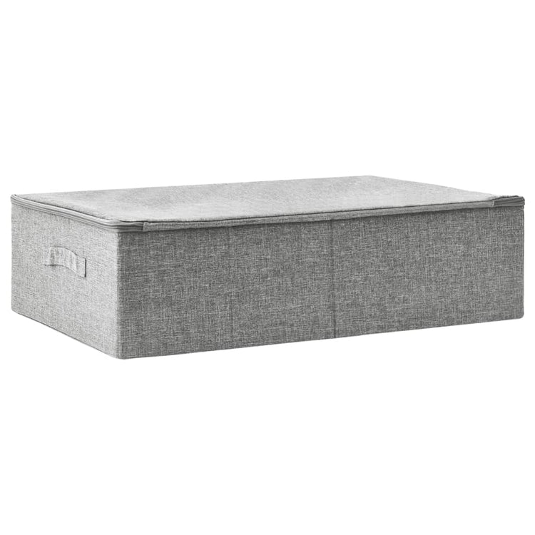 VIDAXL -Speicherbox 70x40x18 cm Stoff grau