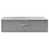 VIDAXL -Speicherbox 70x40x18 cm Stoff grau
