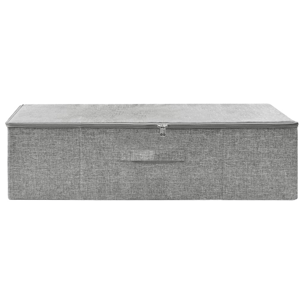 VIDAXL -Speicherbox 70x40x18 cm Stoff grau