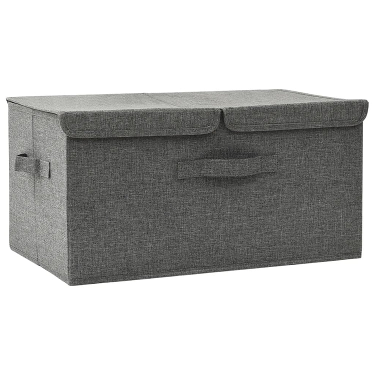 VIDAXL -Speicherbox 50x30x25 cm Stoffanthrazit -gelöscht