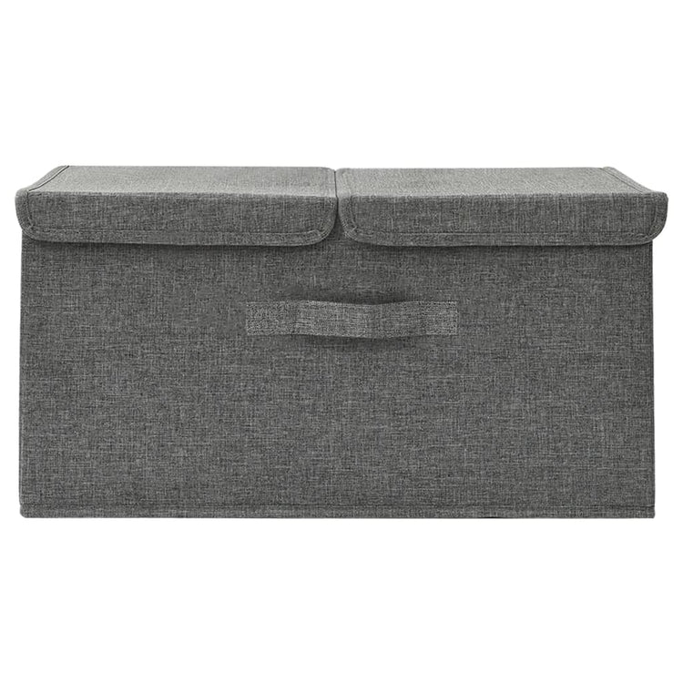 VIDAXL -Speicherbox 50x30x25 cm Stoffanthrazit -gelöscht