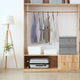 VIDAXL -Speicherboxen 2 PCs 50x30x25 cm Stoff grau