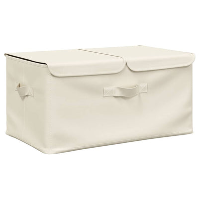 VIDAXL -Aufbewahrungsbox 50x30x25 cm Stoffcreme -Verschärfen