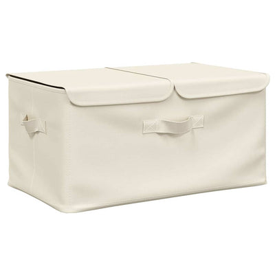 VIDAXL -Aufbewahrungsbox 50x30x25 cm Stoffcreme -Verschärfen