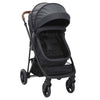 Vidaxl Kinderwagen 2-in-1 Stahl Anthrazit und Schwarz