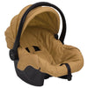 VIDAXL -Babyautositz 42x65x57 cm Taupe