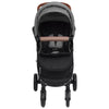 VidaXL Kinderwagen 2-in-1 Stahl hellgrau