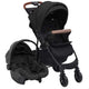 Vidaxl Pram 3-in-1-Stahl-Anthrazitfarbe