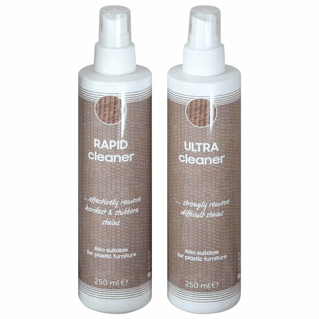 Vidaxl Rattan-en-Textilen-Wartungs-Set für Gartenmöbel 2x250 ml