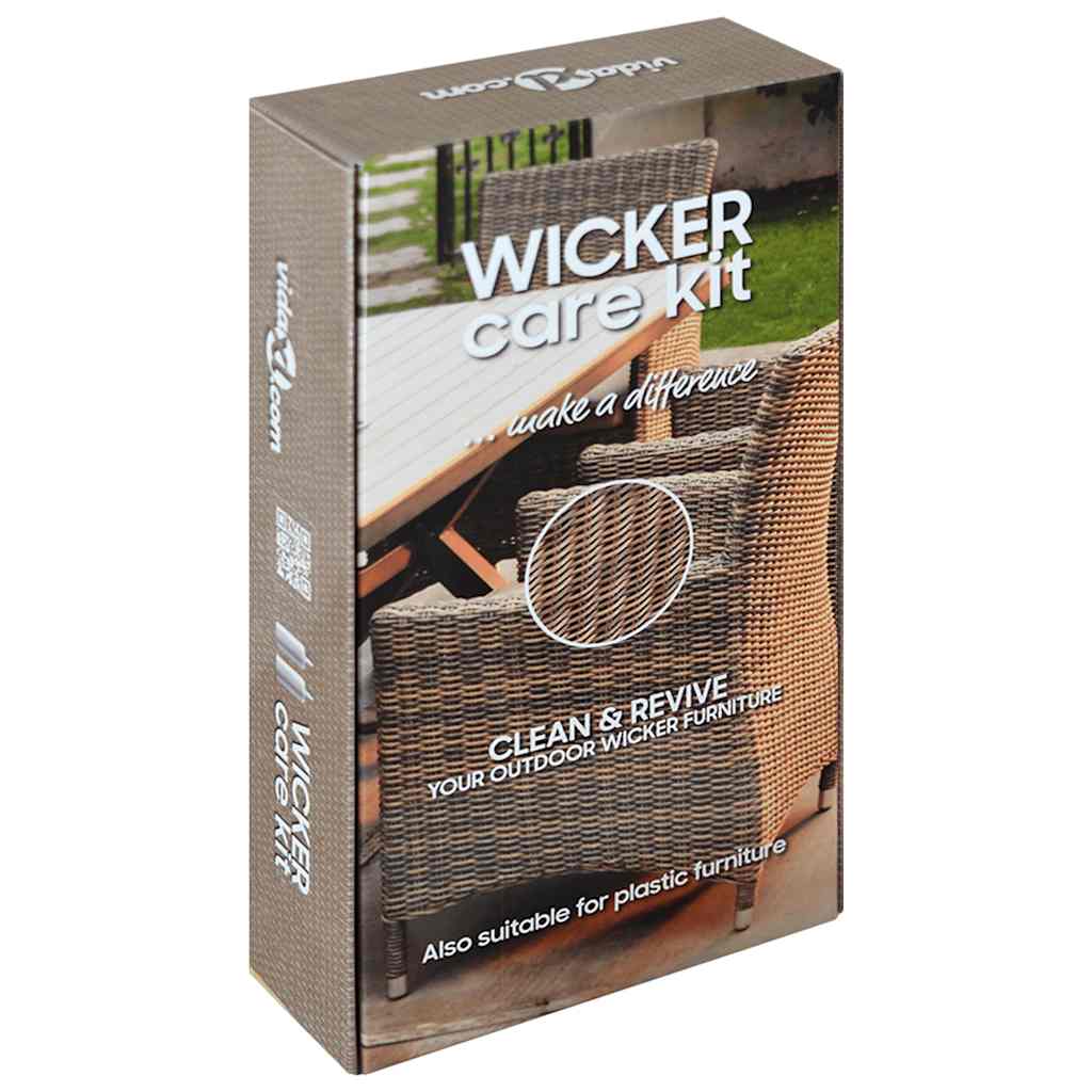 Vidaxl Rattan-en-Textilen-Wartungs-Set für Gartenmöbel 2x250 ml