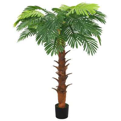VIDAXL Künstliche Pflanze mit Topf Cycaspalm 160 cm Grün