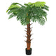 VIDAXL Künstliche Pflanze mit Topf Cycaspalm 160 cm Grün