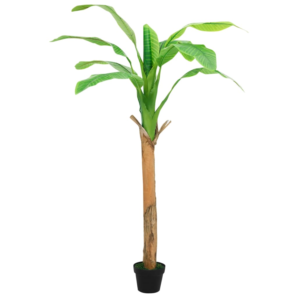 Vidaxl künstlicher Baum mit Topf Banane 180 cm Grün