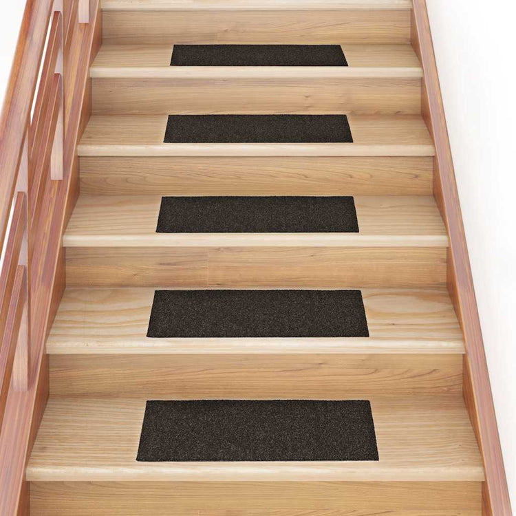 VIDAXL 15 ST Pedalmatten Selbstadhäsiv rechteckige 60x25 cm dunkelbraun