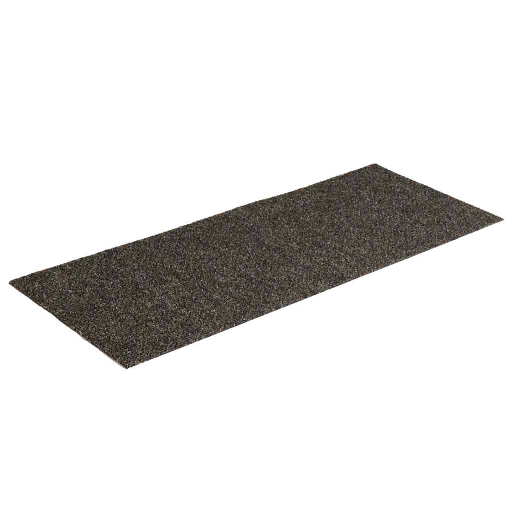 Vidaxl -Treppenmatten selbstadhäsiv 15 St. rechteckige 60x25 cm Anthrazit