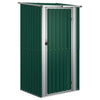 Vidaxl Garden Shed 118.5x97x209.5 cm verzinkter Stahlgrün