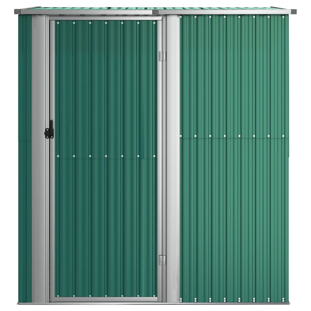 Vidaxl Garden Shed 180.5x97x209.5 cm verzinkter Stahlgrün