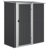 Vidaxl Garden Shed 180.5x97x209.5 cm verzinkter Stahl -Anthrazit