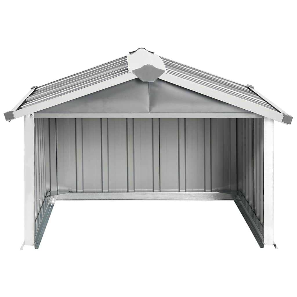 VIDAXL -Abdeckung für Roboter -Rasenmäher 92x97x63 cm Stahlgrau