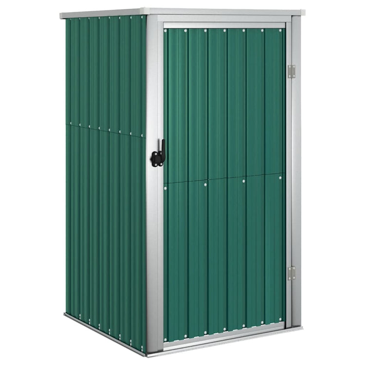 Vidaxl Garden Shed 88x89x161 cm verzinkter Stahlgrün