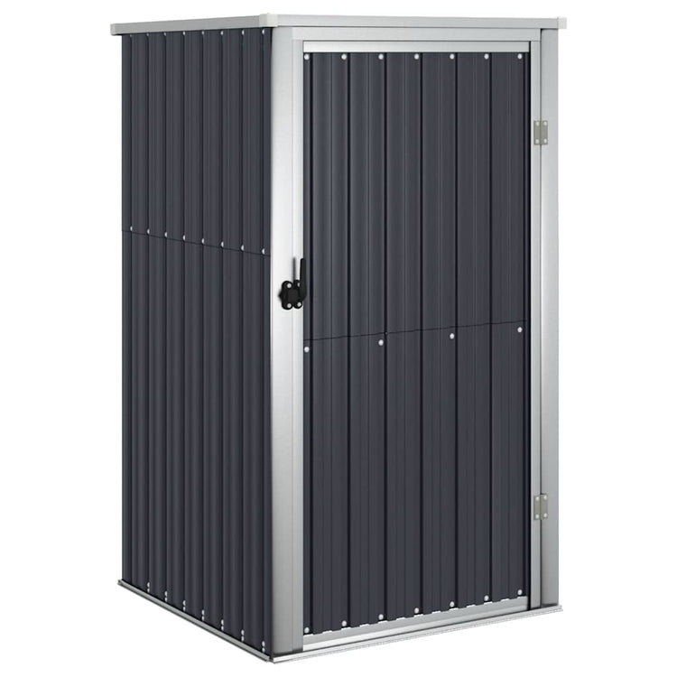 Vidaxl Garden Shed 88x89x161 cm verzinkter Stahl -Anthrazit -Gelenkt
