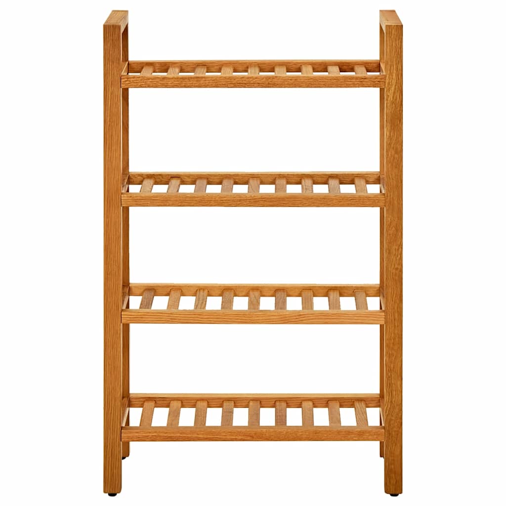Vidaxl -Schuhregal mit 4 Regalen 50 x 27 x 80 cm Feste Eiche