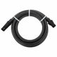Vidaxl -Saugschlauch mit PVC -Kopplungen 1.1 '' 4 m PVC Schwarz