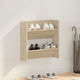 Vidaxx Wandschuhschrank 60x18x60 cm Spanplatte Sonoma-Eiche farbig