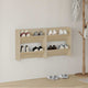 Vidaxx Wandschuhschränke 2 Stk. 60x18x60 cm Spanplatte Sonoma-Eiche