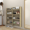 Vidaxl Wandschuhschränke 4 Stcs 60x18x60 cm verarbeitetes Holz Sonoma Eiche