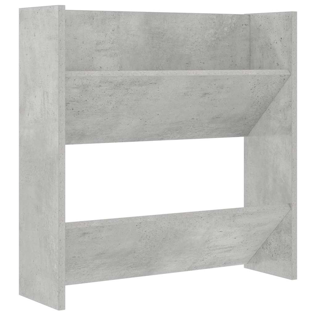 Vidaxx Wandschuhschrank 60x18x60 cm Spanplatte betongrau
