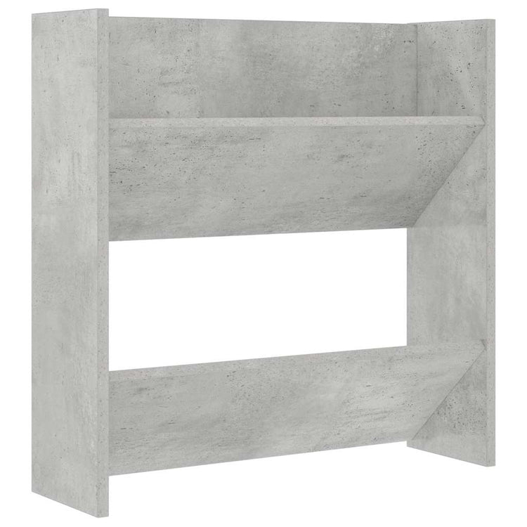 Vidaxx Wandschuhschrank 60x18x60 cm Spanplatte betongrau