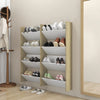 Vidaxl Wandschuhschränke 4 St 60x18x60 cm Holz weiße Sonoma -Eiche