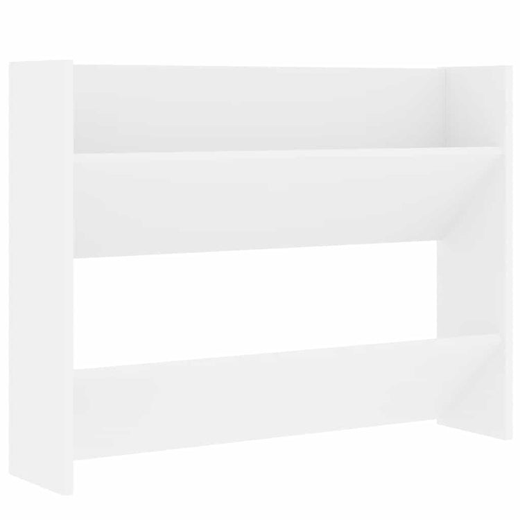 Vidaxl Wandschuhschrank 80x18x60 cm propertiertes Holz weiß